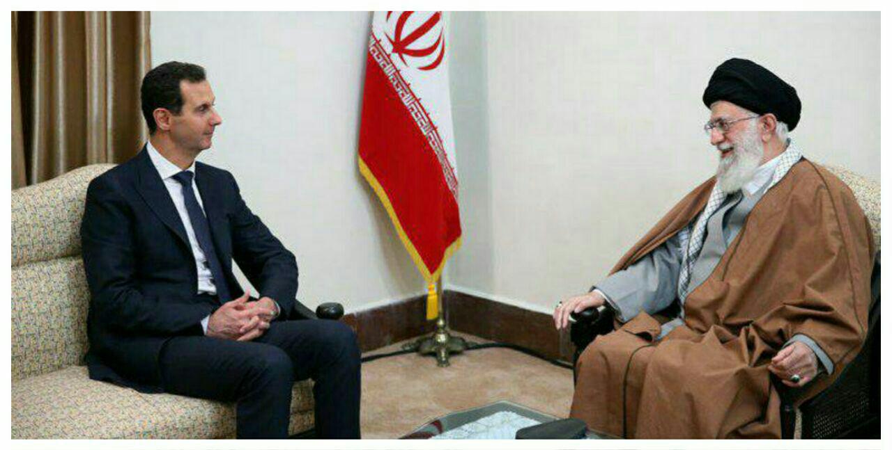 دیدار بشار اسد با رهبر انقلاب و رئیس جمهور