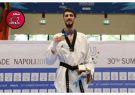 طلای جهانی به گردن تکواندوکار جویباری