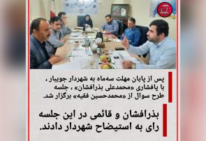 محمدحسین فقیه» شهردار جویبار استیضاح می‌شود !